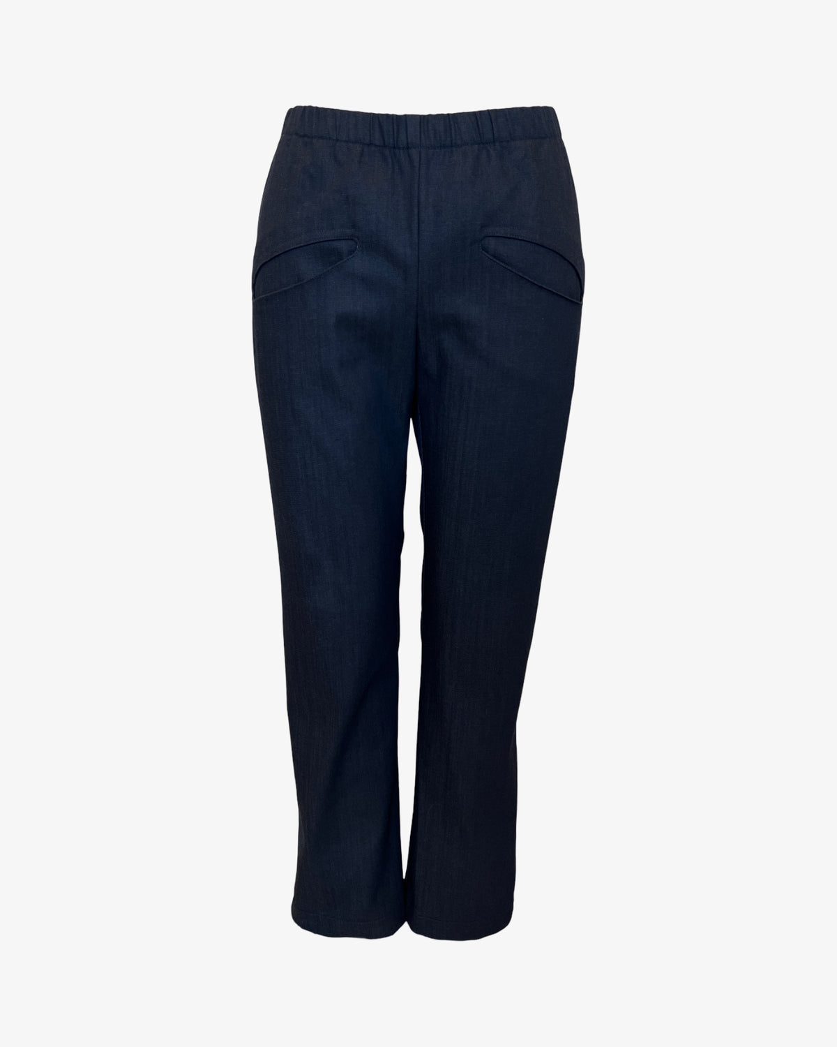 Pocket Capri | Dark Denim