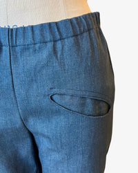 Pocket Capri | French Blue Denim