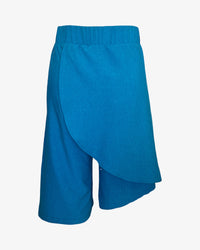 Asymmetrical Knee Skort | Teal