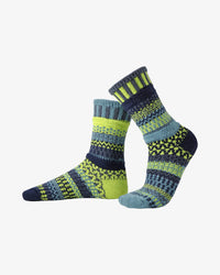 Mismatched Cotton Crew Socks | Lemongrass