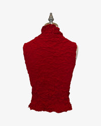 Moth Raina Mock Top | Tomato