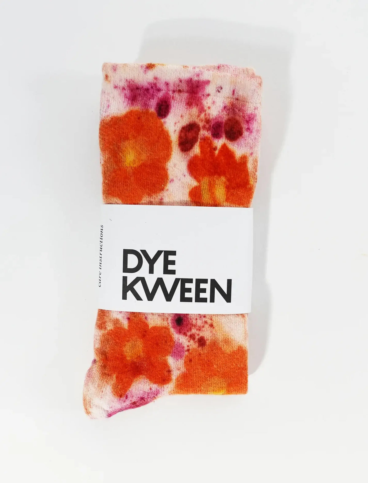 Flower Power Cotton Crew Sock | Pink Floral