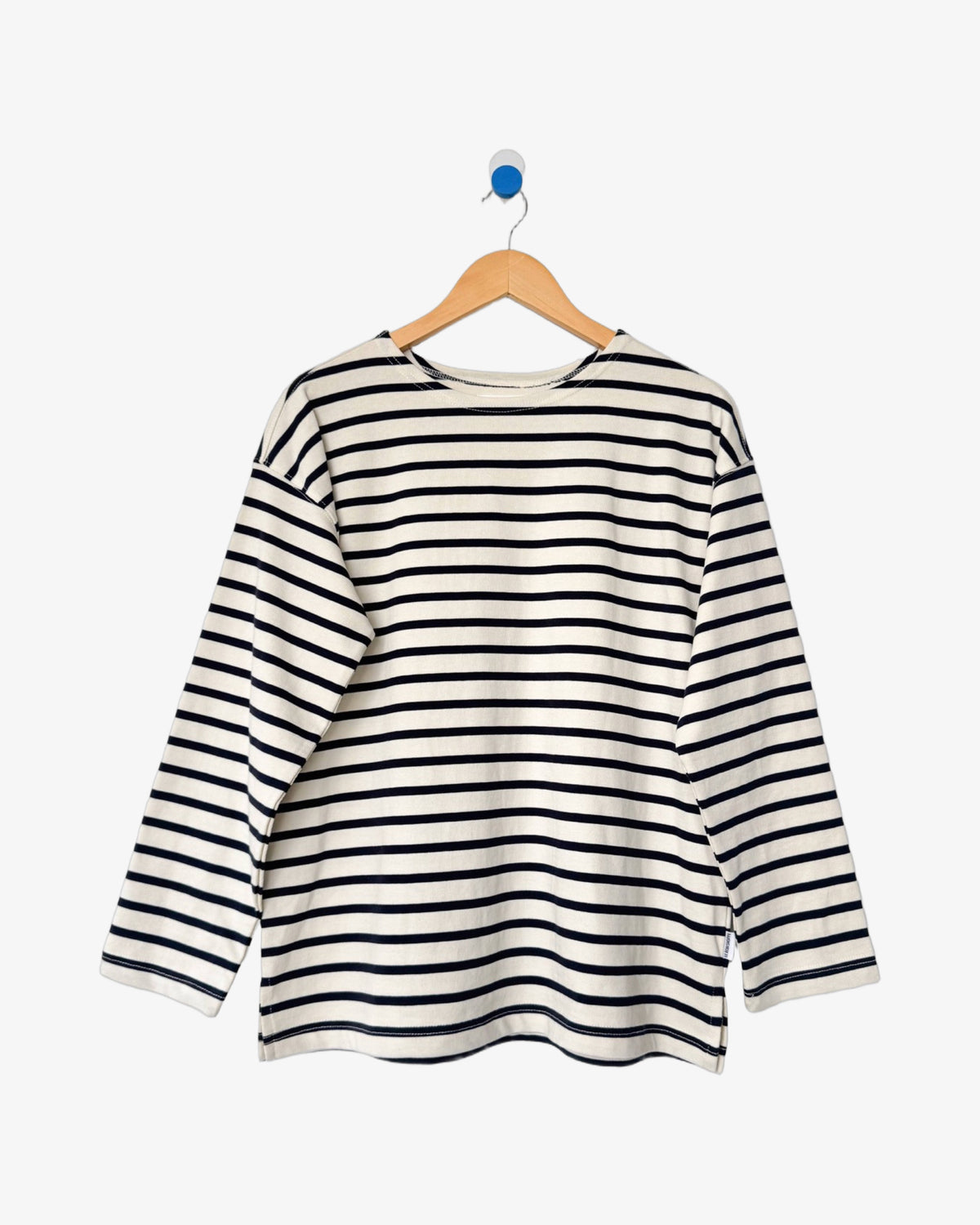 Marseille Top | Navy Stripe On Cream