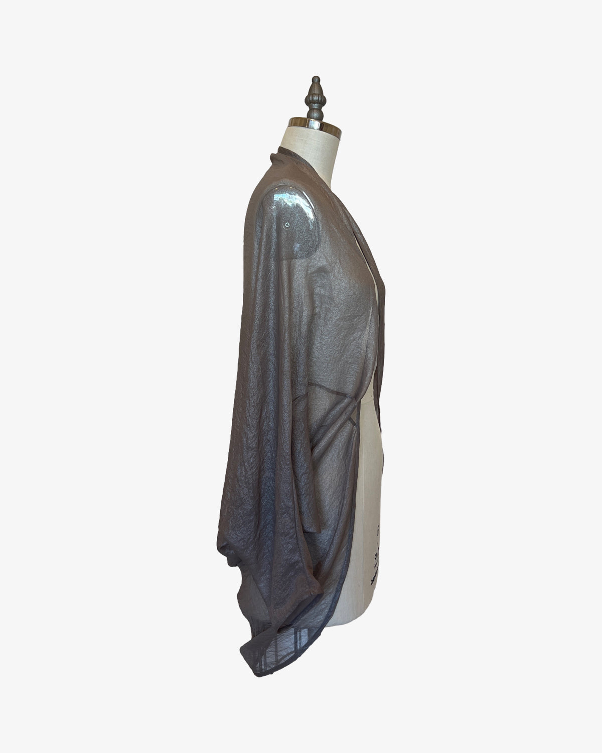 Cocoon Cardigan Wrap | Sheer Champagne Shimmer