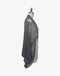 Cocoon Cardigan Wrap | Sheer Champagne Shimmer