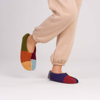 Mismatch Rib Slippers | Desert