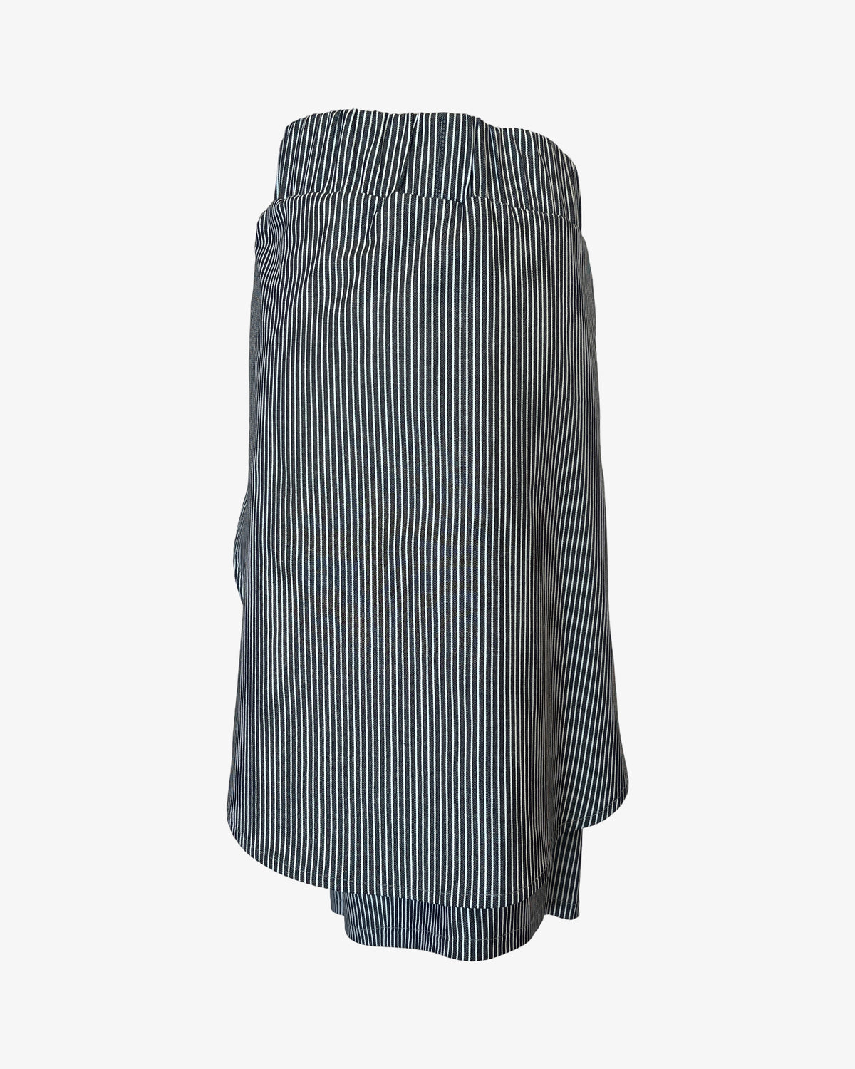 Asymmetrical Knee Skort | Railroad Stripe