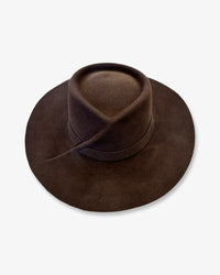 Bowie Fedora | Chocolate Felt