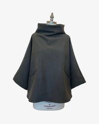 Tortuga Poncho | Luxe Graphite French Terry