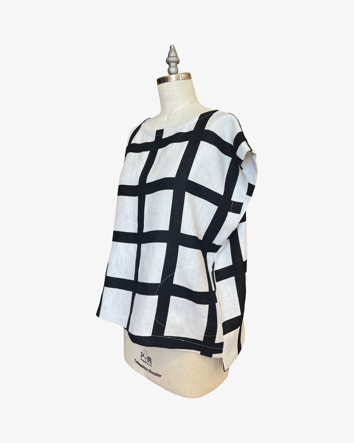 Linen Box Top | Painted Windowpane