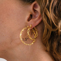 Chain Hoop Earring