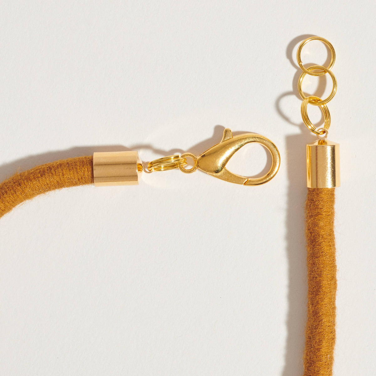 Shoelace Square Knot Bolo | Latte Cotton