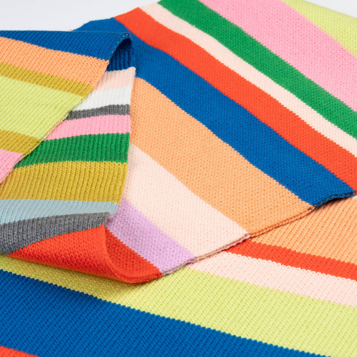 Multi Stripe Big Scarf | Rainbow