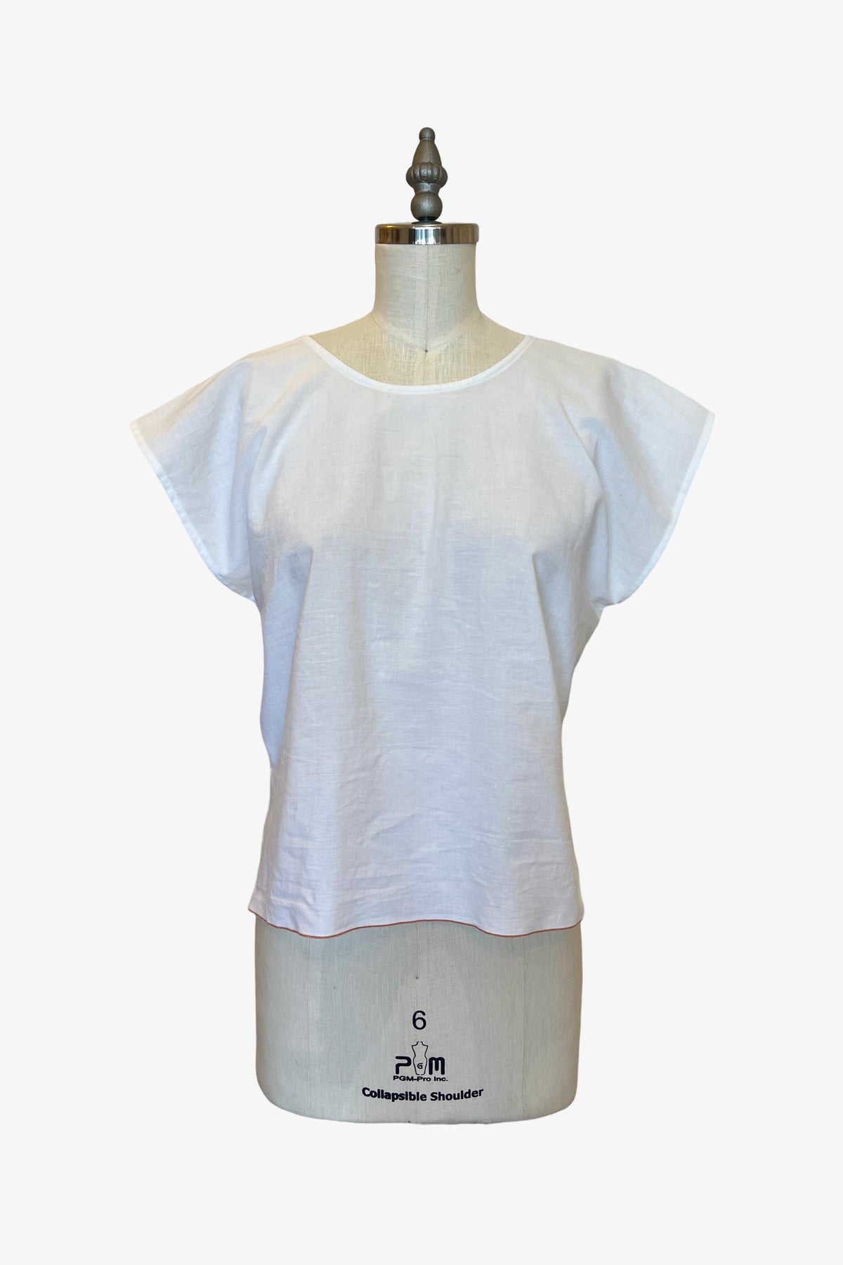 Cotton Selvedge Top | White