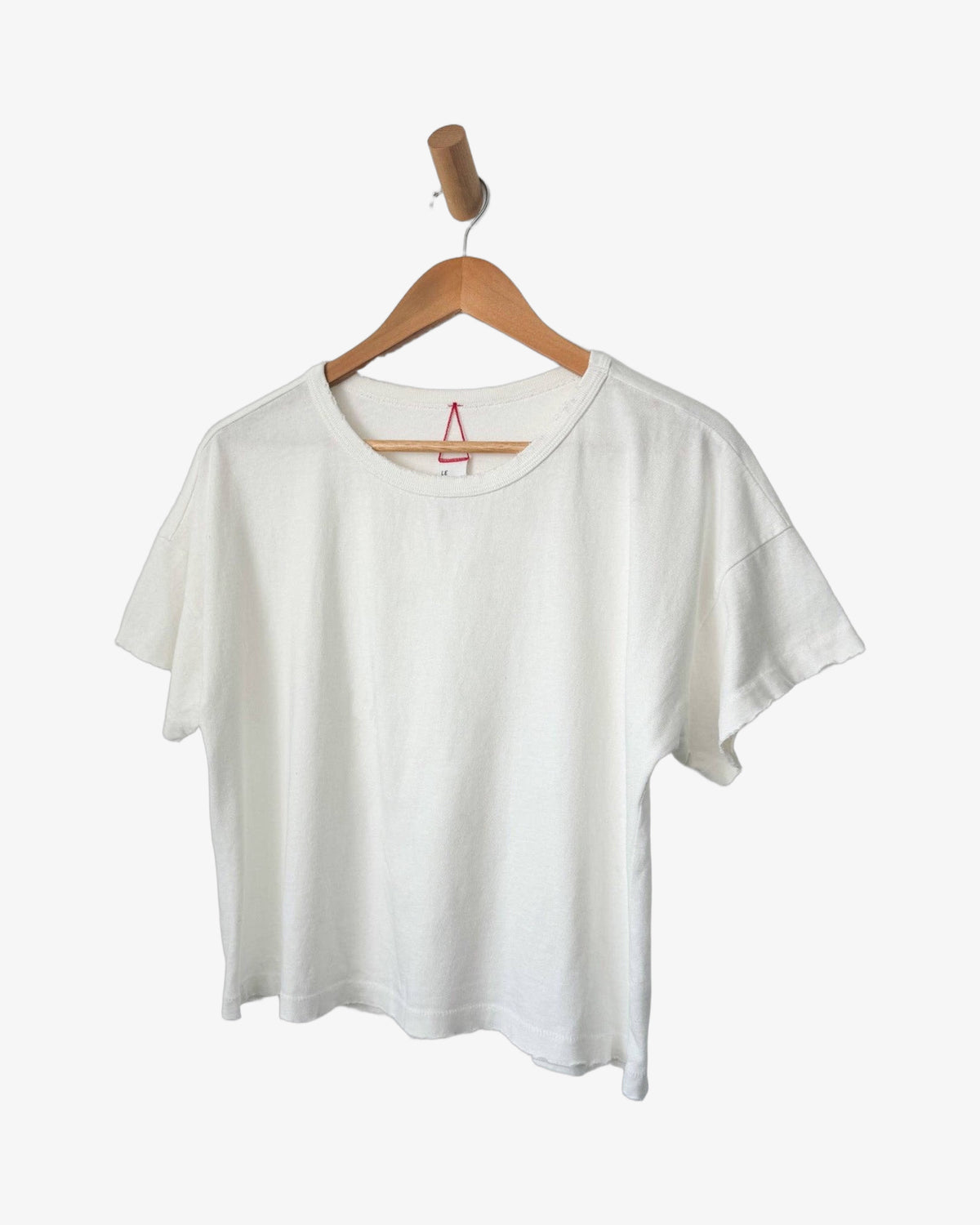 Vintage Fille Tee | Clean White