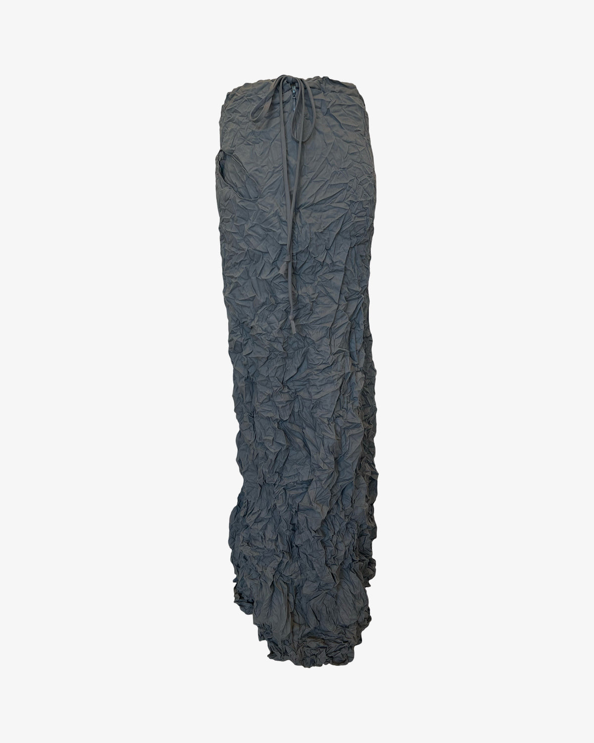 Moth Asymmetrical Long Skirt | Steel
