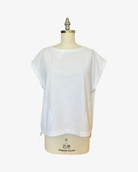 Seersucker Box Top | Optic White