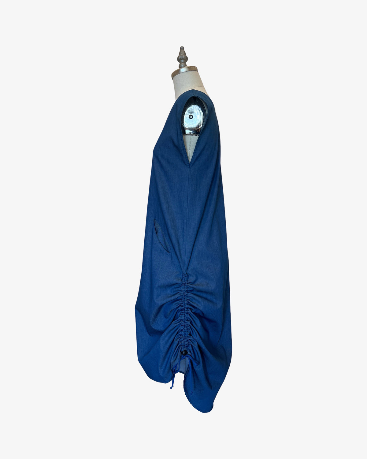 Asymmetrical Convertible Dress | Chambray