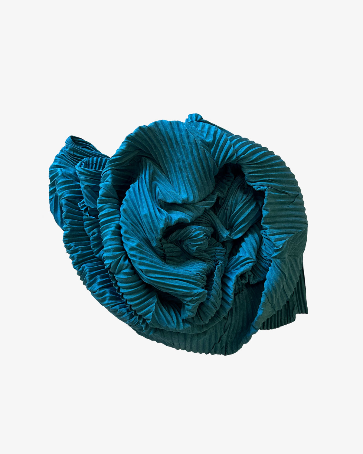 Chaos Pleated Scarf | Teal