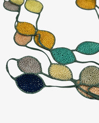 Long Oval Leaf Necklace | Spring Mix