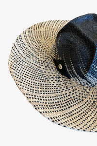 Robin Hand Sculpted Hat | Black Swirl Cream