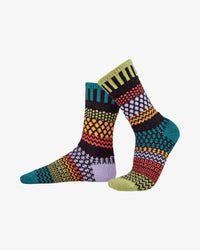 Mismatched Cotton Crew Socks | Artichoke