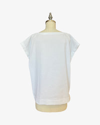 Seersucker Box Top | Optic White
