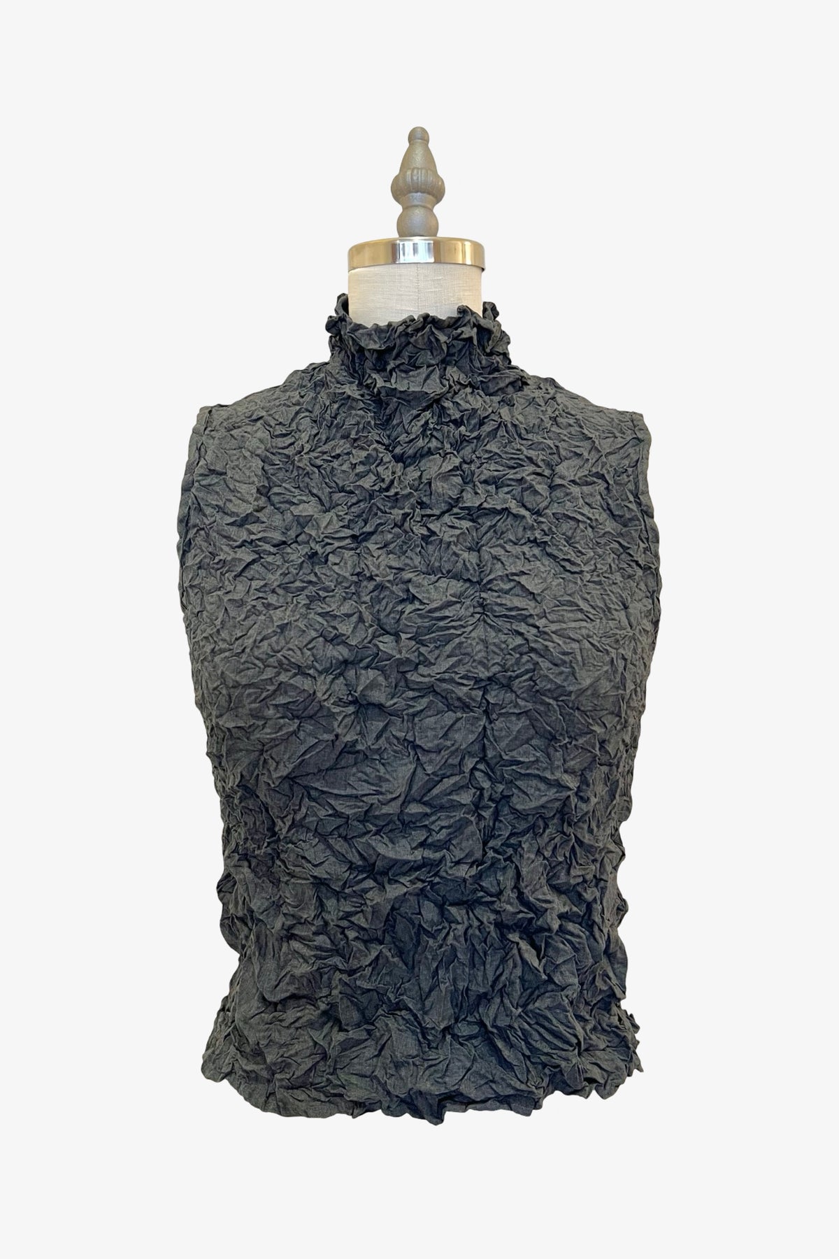 Moth Raina Mock Top | Charcoal