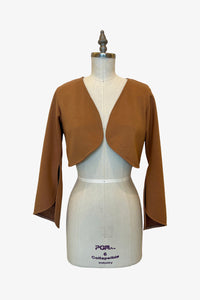 Tulip Bolero | Luxe Caramel French Terry