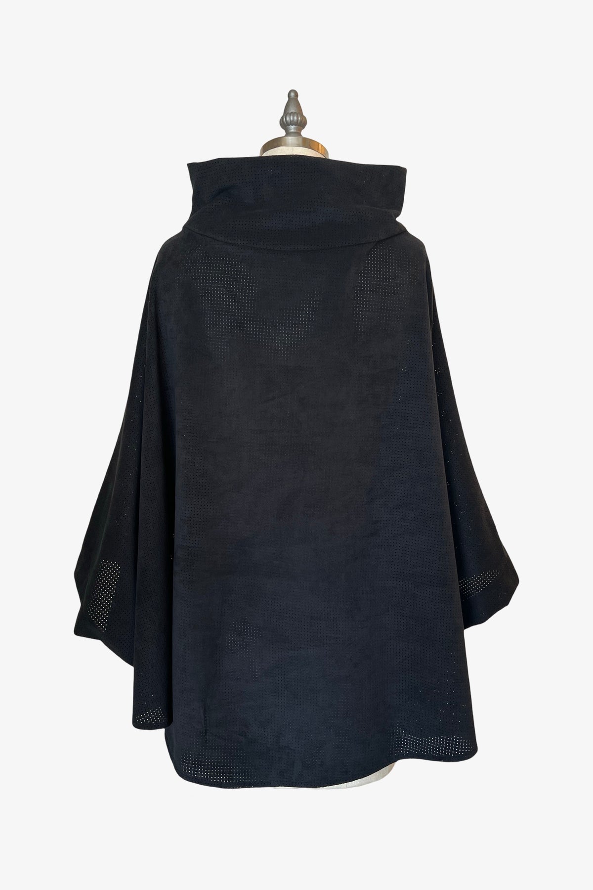 Tortuga Poncho | Perforated Ultrasuede