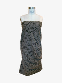 Caterpillar Long Skirt + Tube Dress | Jacquard Dbl Knit Dots