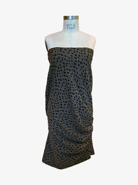 Caterpillar Long Skirt + Tube Dress | Jacquard Dbl Knit Dots
