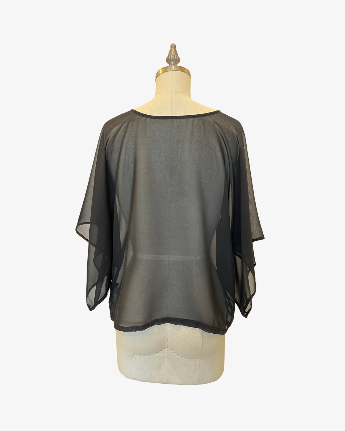 Lisbon Top | Sheer Black