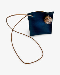 k(not) Shapes Bag | Black + Veg Tan knots