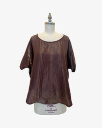 Easy Tee | Metallic Raisin