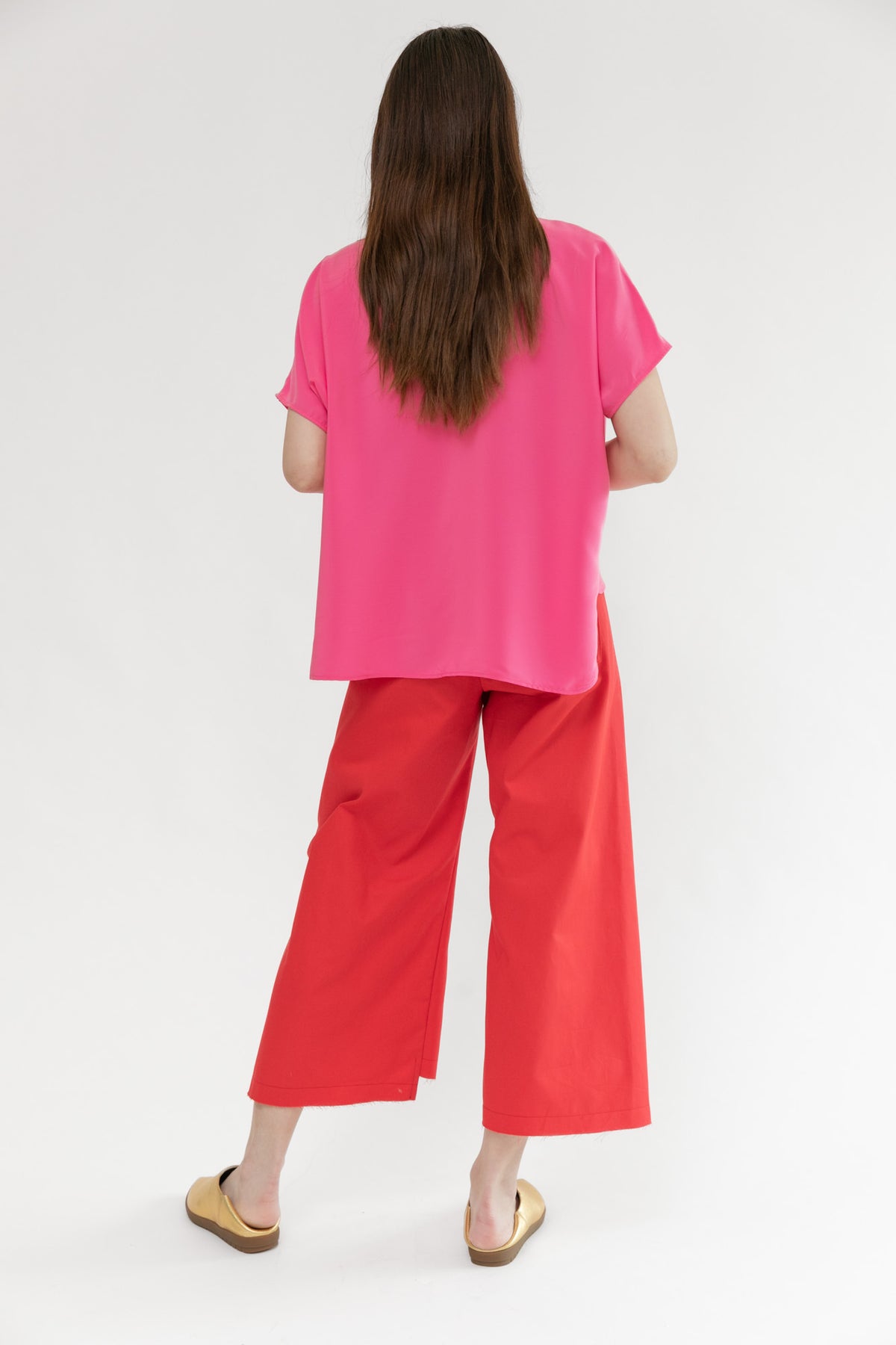 SALE Cropped Easy Tee | Bubble Gum