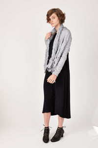 Moth Ali Cardigan in Silver Shimmer