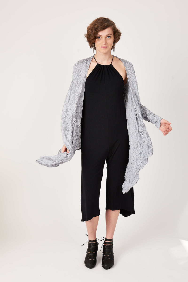 Moth Ali Cardigan in Silver Shimmer