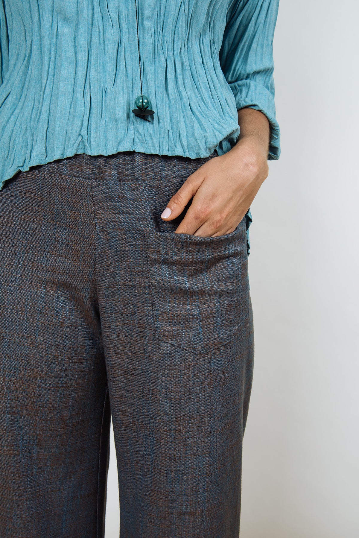 Hepburn Trousers 2.0 | Blue Bronze (Preorder)