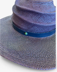 Wisteria Hand Sculpted Panama Straw Hat