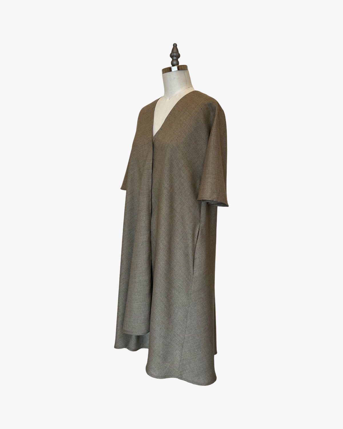 SALE Linen Rorschach Dress | Champagne