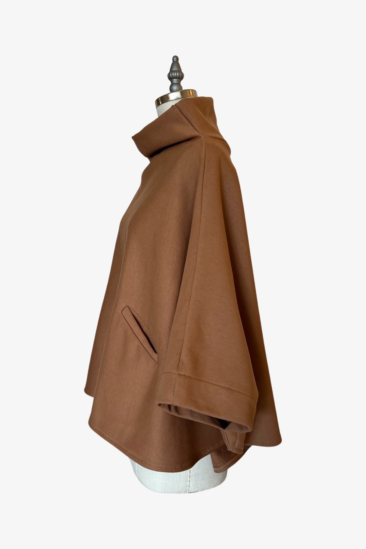 Tortuga Poncho | Luxe Caramel French Terry