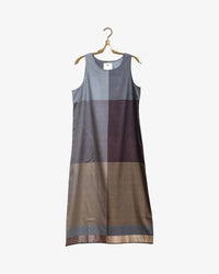 Carolyn Silk Color Block Dress