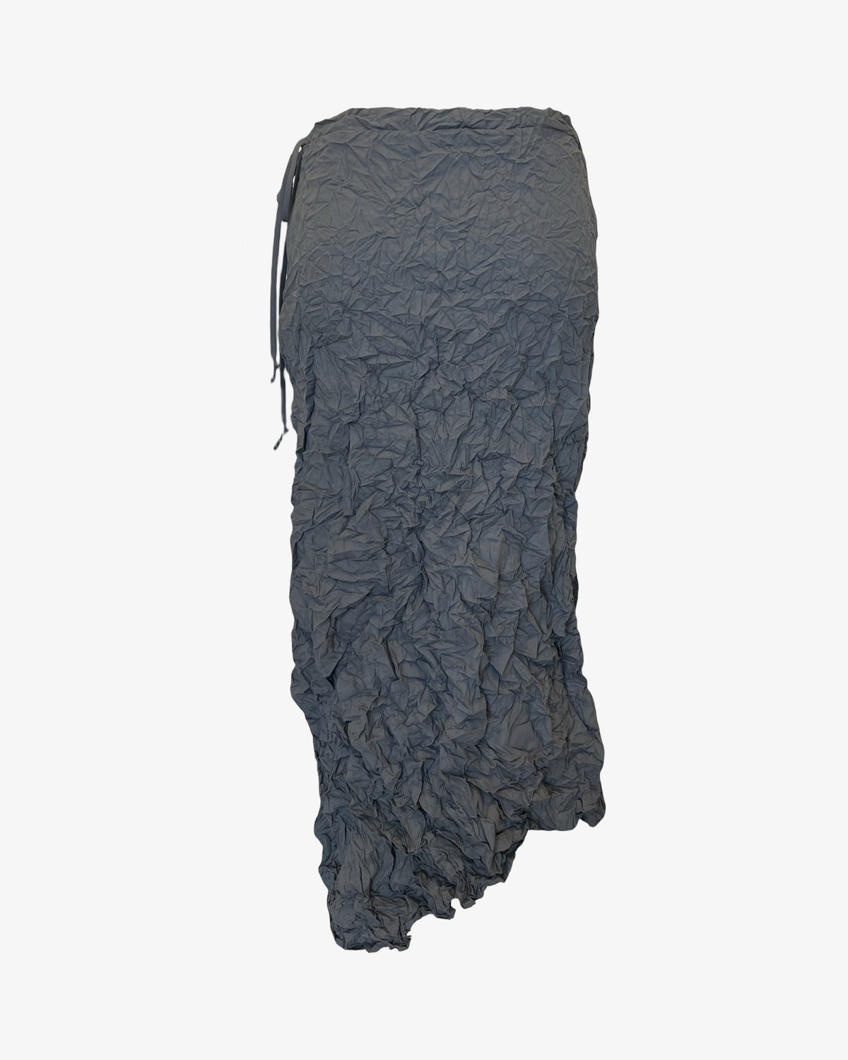 Moth Asymmetrical Long Skirt | Steel