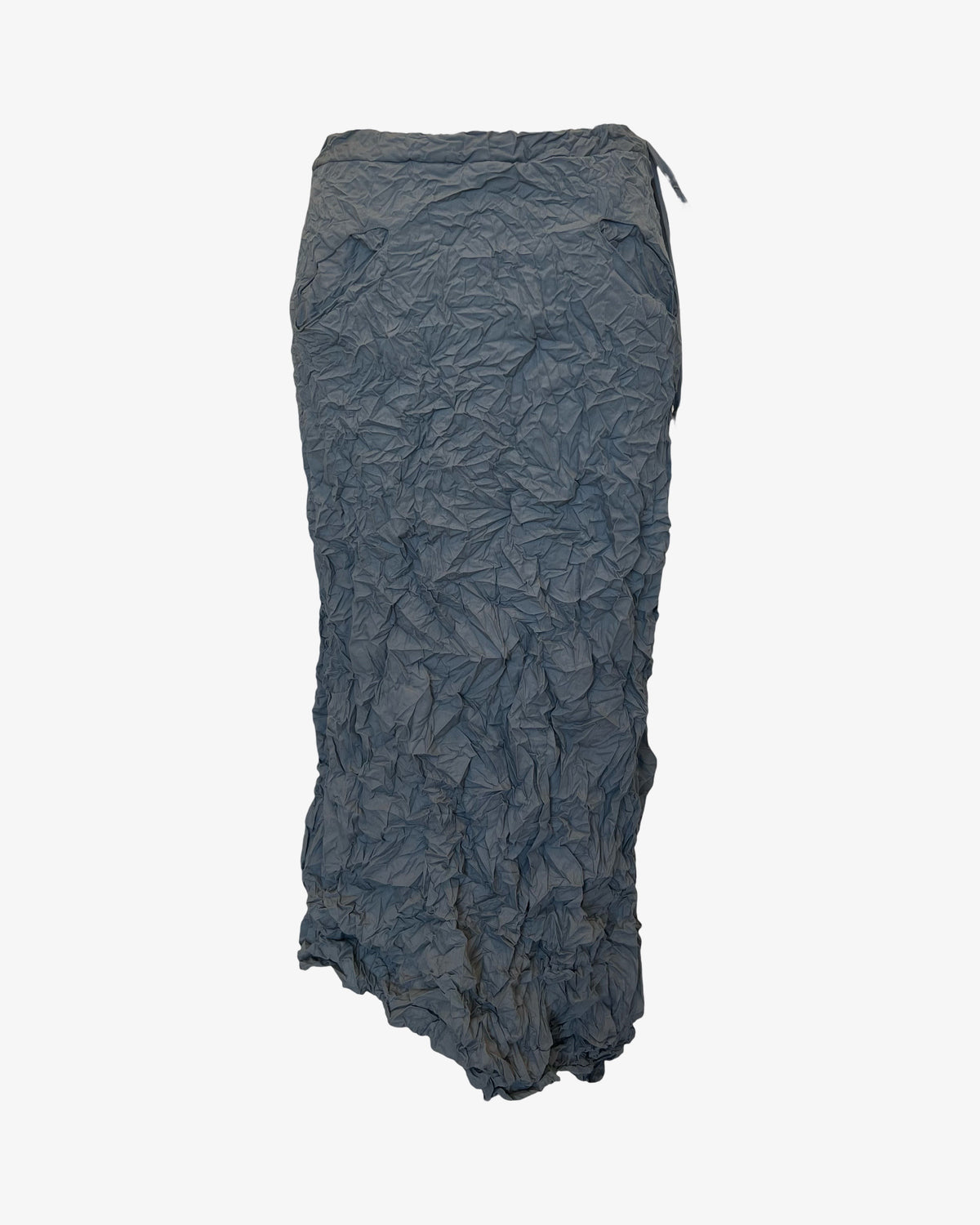 Moth Asymmetrical Long Skirt | Steel