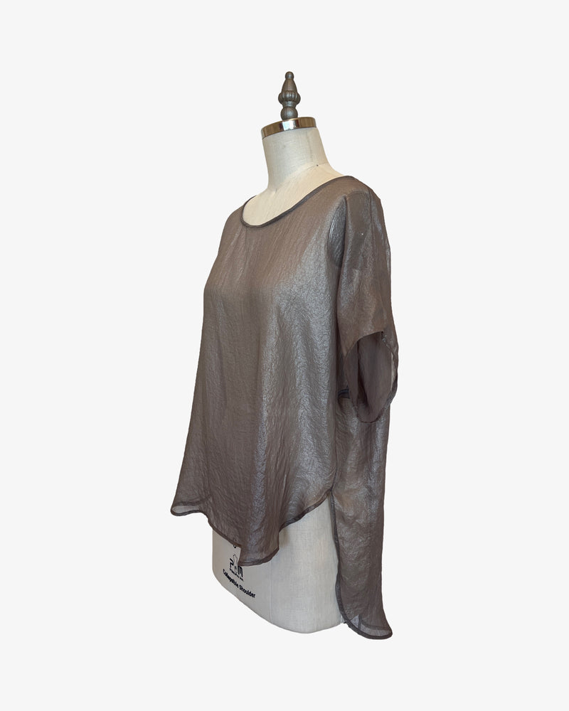 Easy Tee | Sheer Champagne Shimmer