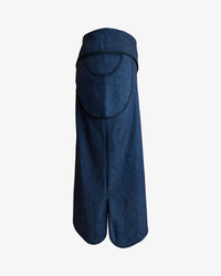 Drop Pocket Maxi Skirt | Stretch Denim