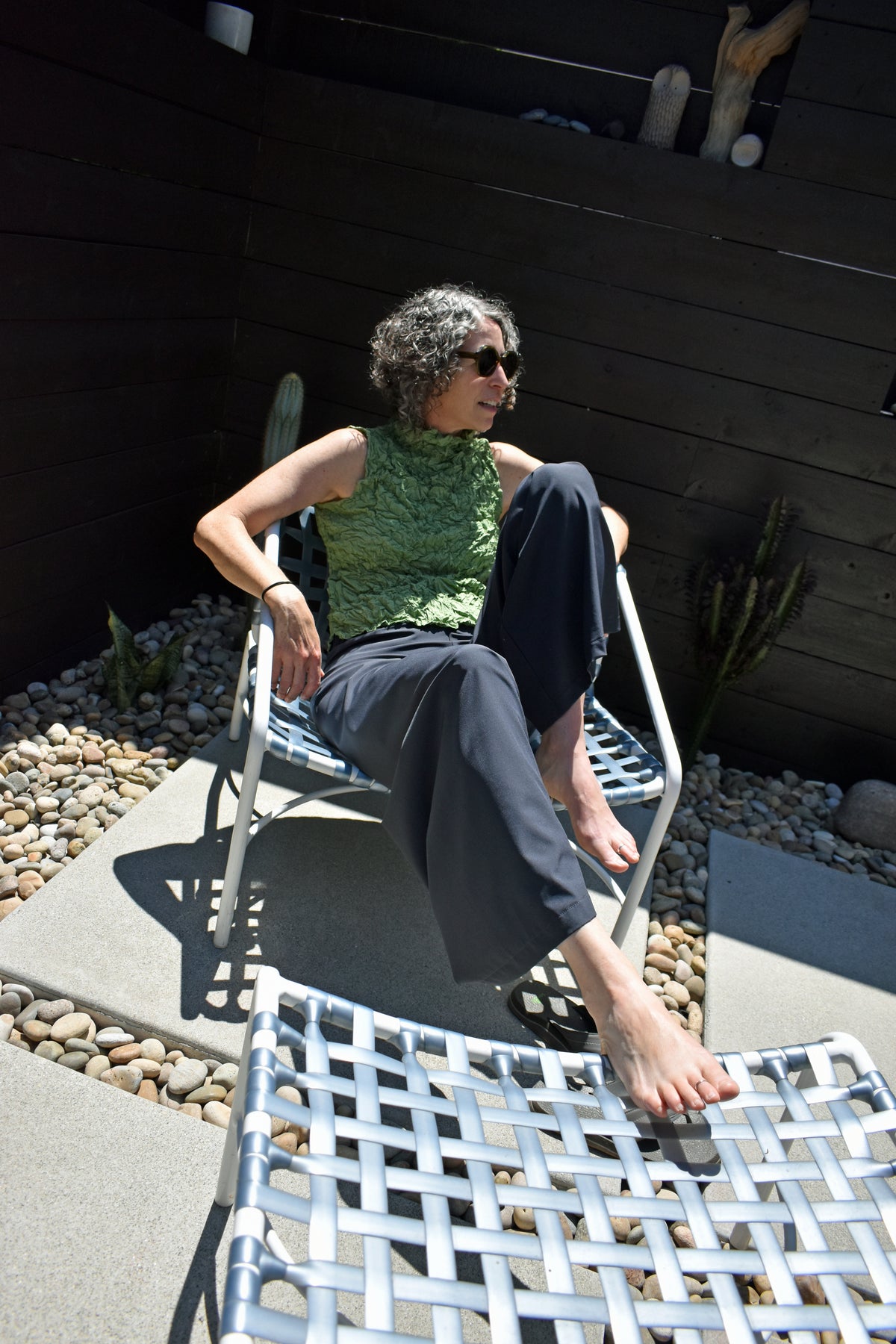Moth Raina Mock Top | Matcha