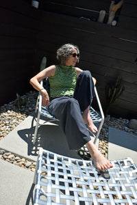 Moth Raina Mock Top | Matcha
