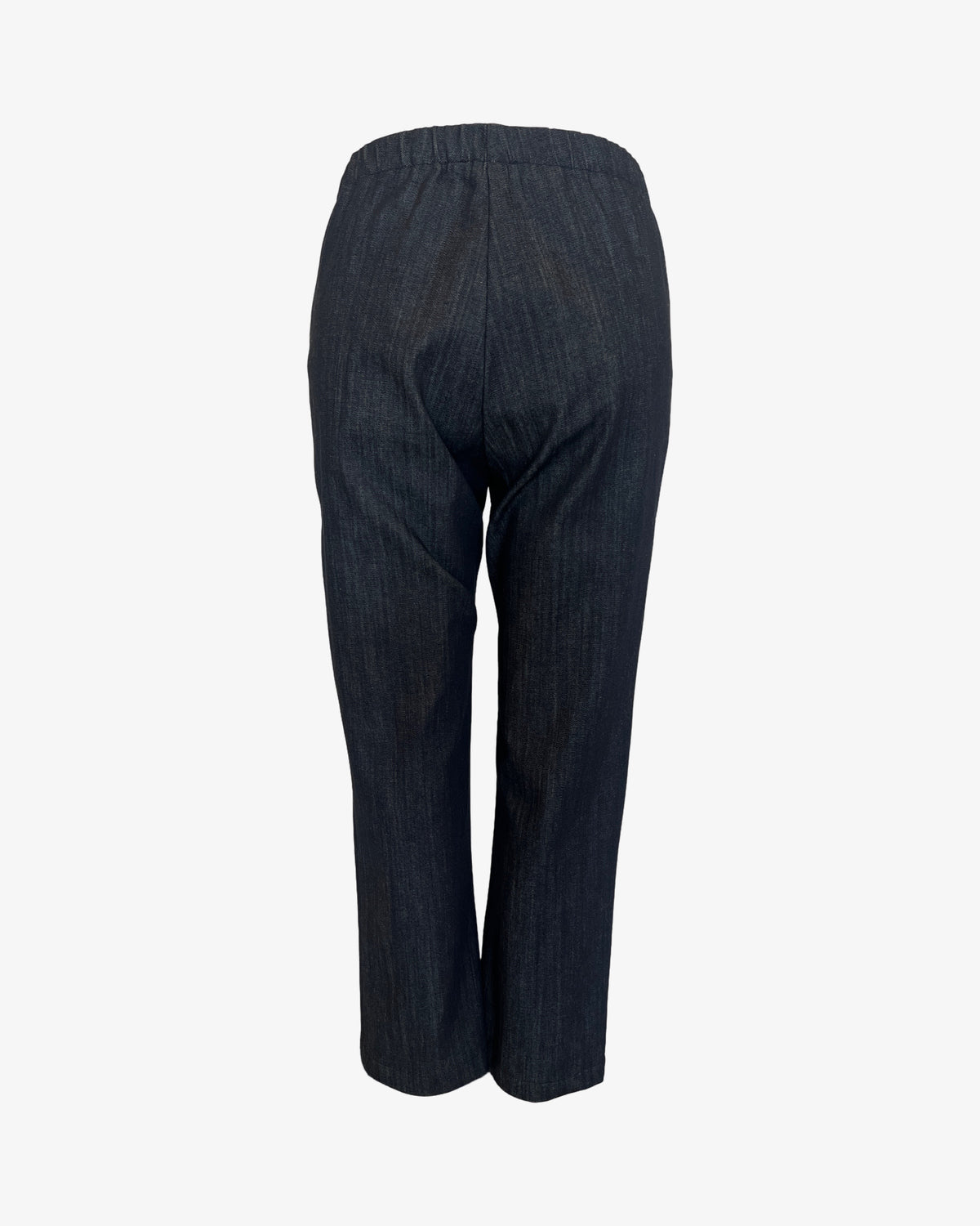 Pocket Capri | Striated Denim